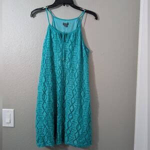 Lily Rose Turquoise Sleeveless Dress